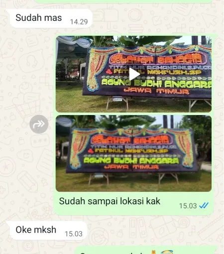 Pengiriman Papan Bunga Bandardawung Tawangmangu