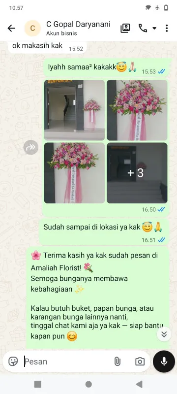 Pengiriman Karangan Bunga Bandardawung Tawangmangu