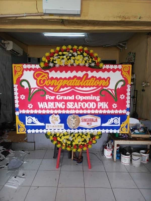 Papan Bunga di Bandardawung Tawangmangu